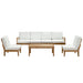 Marina 7 Piece Outdoor Patio Teak Set by Modway - view 20