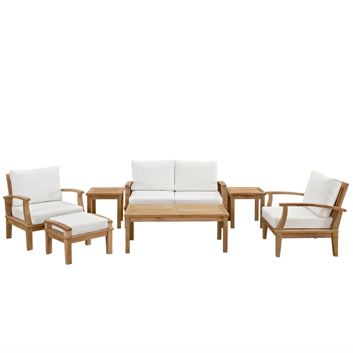Marina 7 Piece Outdoor Patio Teak Set by Modway - view 20