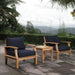 Marina 3 Piece Outdoor Patio Teak Set - view 7