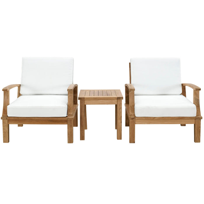 Marina 3 Piece Outdoor Patio Teak Set - view 14
