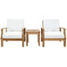 Marina 3 Piece Outdoor Patio Teak Set - view 14