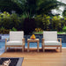 Marina 3 Piece Outdoor Patio Teak Set - view 13