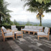 Marina 10 Piece Outdoor Patio Teak Set by Modway - front view