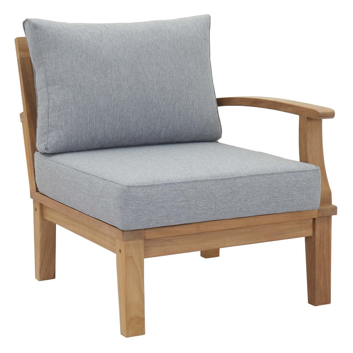 Marina 10 Piece Outdoor Patio Teak Set by Modway - specifications diagram