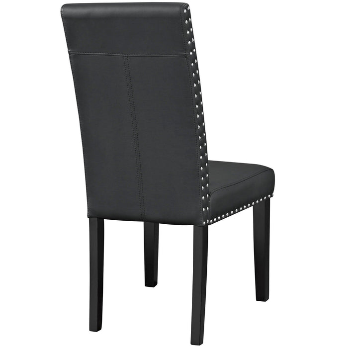 Parcel Dining Faux Leather Side Chair