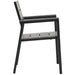 Maine Dining Outdoor Patio Armchair - alternate angle view