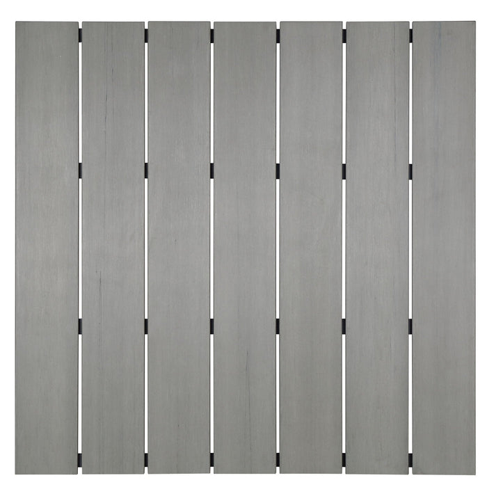 Maine 40" Outdoor Patio Dining Table - detail close-up