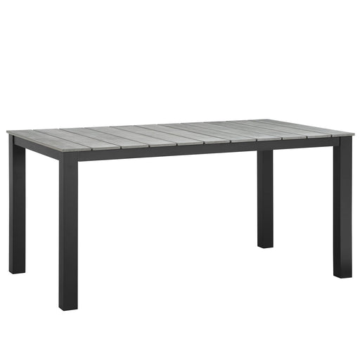 Maine 63" Outdoor Patio Dining Table - Modway \outdoor\dining tables