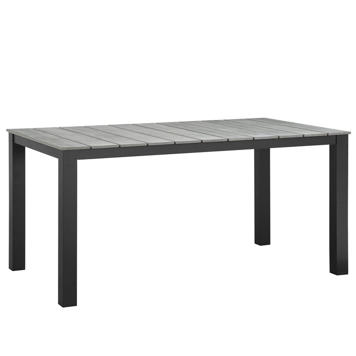Maine 63" Outdoor Patio Dining Table - Modway \outdoor\dining tables