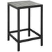 Maine Outdoor Patio Bar Table Brown Gray