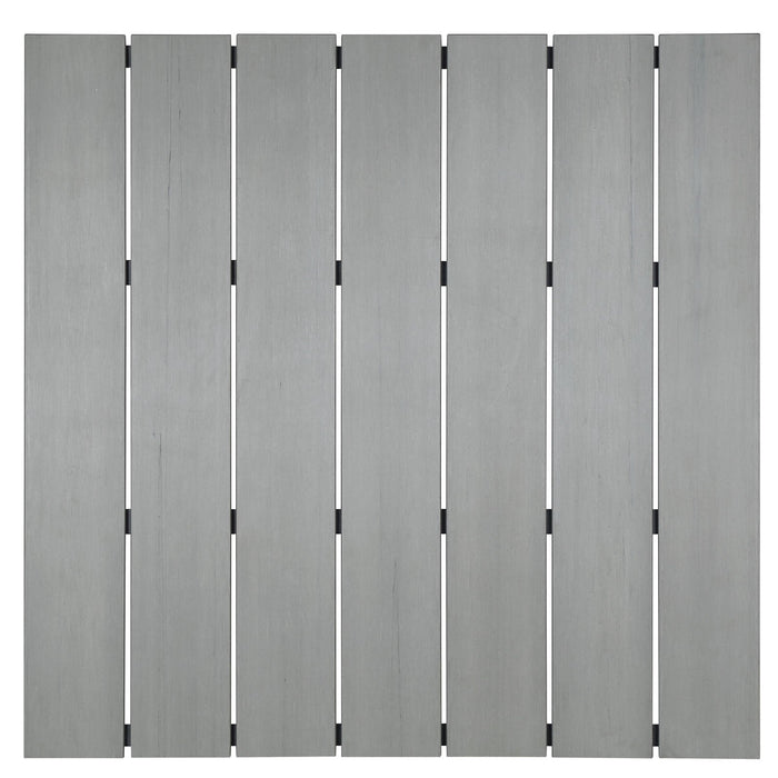 Maine Outdoor Patio Bar Table Brown Gray