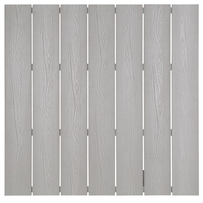 Maine Outdoor Patio Bar Table White Light Gray