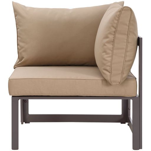 Fortuna Corner Outdoor Patio Armchair - alternate angle view
