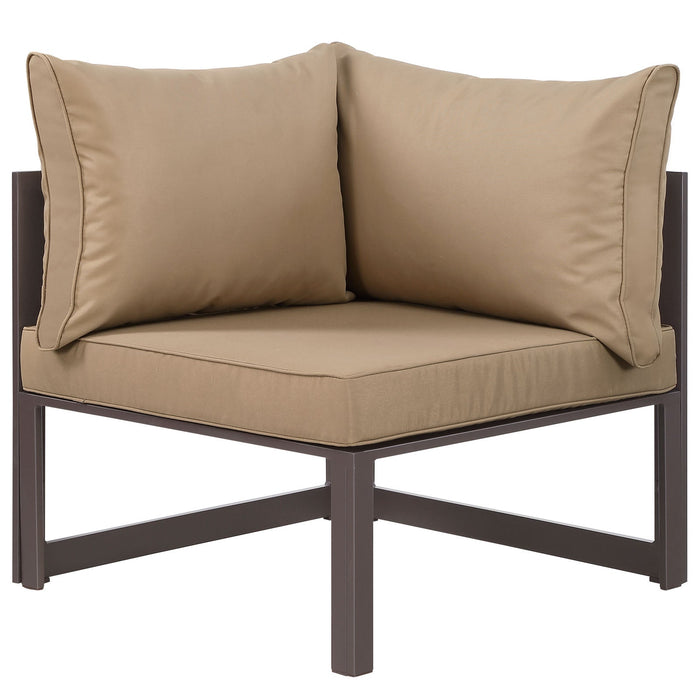 Fortuna Corner Outdoor Patio Armchair - detail close-up