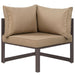 Fortuna Corner Outdoor Patio Armchair - detail close-up