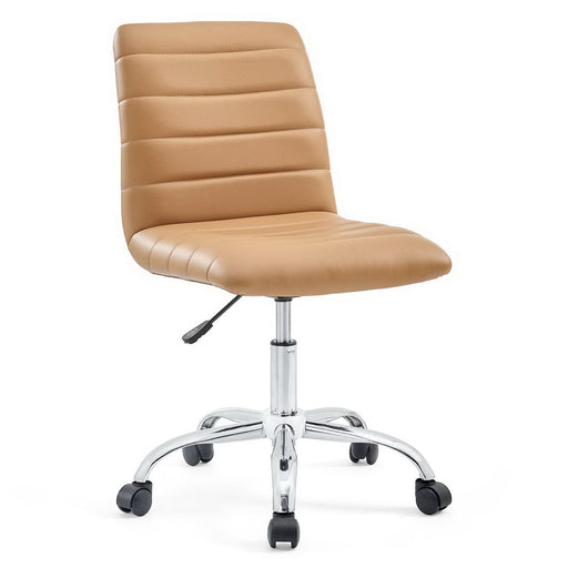 Modway Ripple Armless Mid Back Vinyl Office Chair - View 37