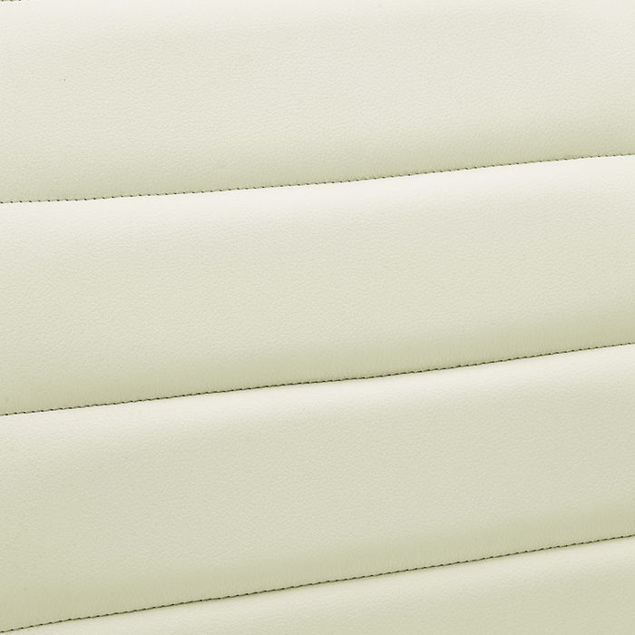 Ripple Armless Mid Back Vinyl Office Chair