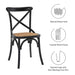Gear Dining Side Chair - detail close-up