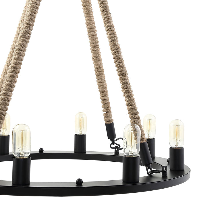 Encircle Chandelier - in lifestyle setting
