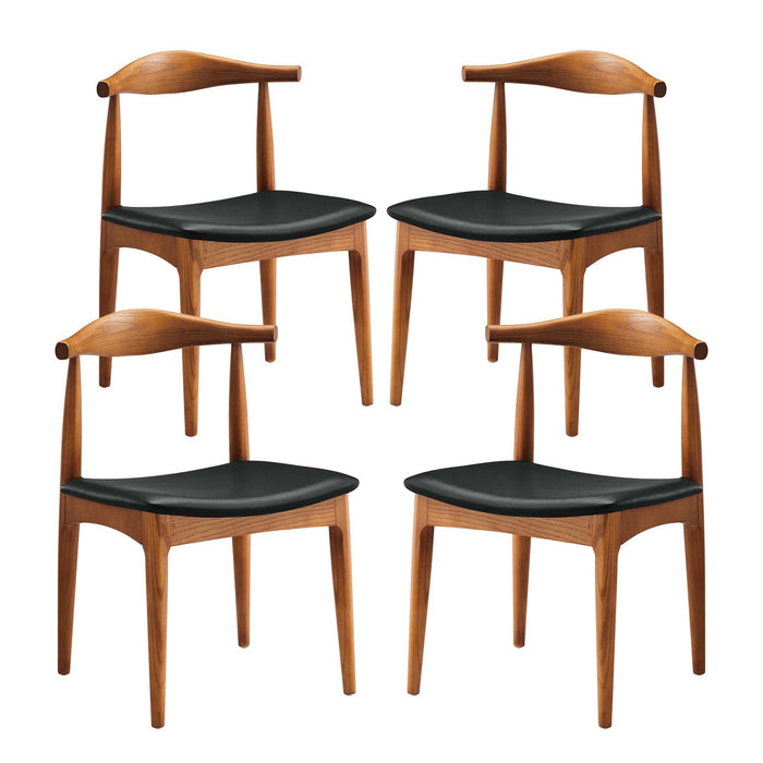 Tracy Dining Chairs Wood Set of 4