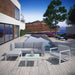 Fortuna 6 Piece Outdoor Patio Sectional Sofa Set - Modway \outdoor\conversation sets