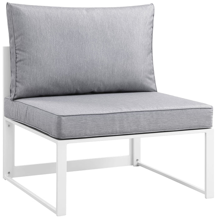 Fortuna 9 Piece Outdoor Patio Sectional Sofa Set by Modway - detail close-up