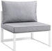 Fortuna 9 Piece Outdoor Patio Sectional Sofa Set by Modway - detail close-up