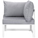 Fortuna 8 Piece Outdoor Patio Sectional Sofa Set outdoor patio furniture set angle view