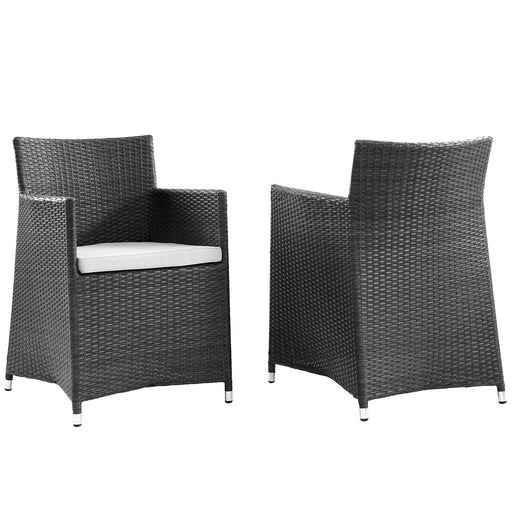 Junction Armchair Outdoor Patio Wicker Set of 2 - Modway \outdoor\dining chairs