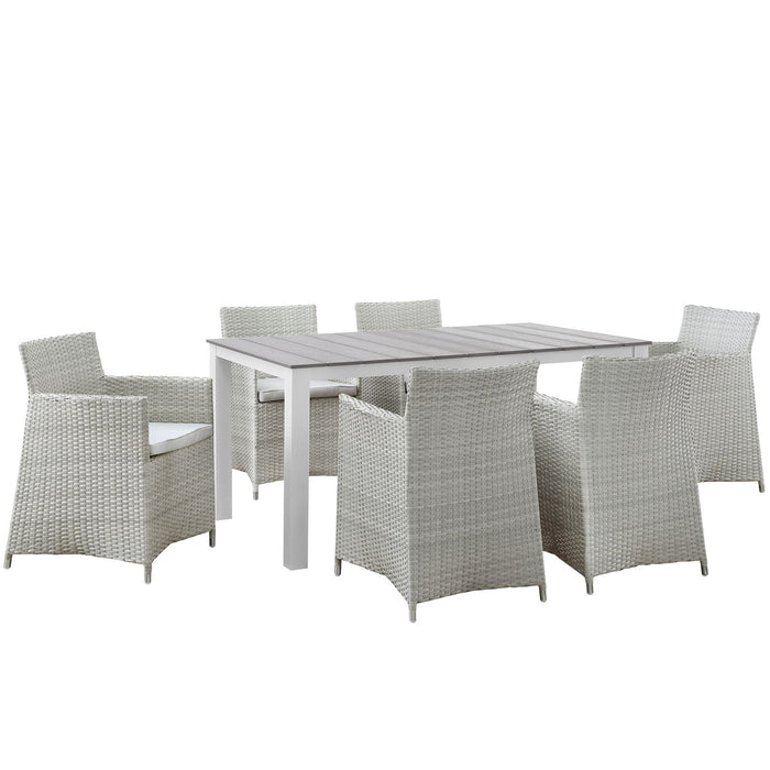 Modway Junction 7 Piece Outdoor Patio Dining Set - View 13