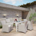 Modway Junction 7 Piece Outdoor Patio Dining Set - Features