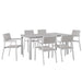 Maine 7 Piece Outdoor Patio Dining Set - view 9