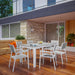 Maine 7 Piece Outdoor Patio Dining Set - view 8