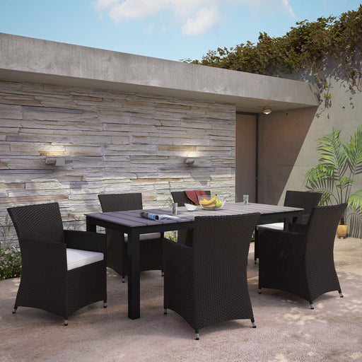 Junction 7 Piece Outdoor Patio Dining Set by Modway - front view