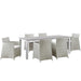 Junction 7 Piece Outdoor Patio Dining Set by Modway - feature highlight
