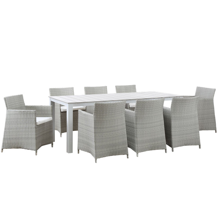 Modway Junction 9 Piece Outdoor Patio Dining Set - View 13