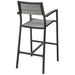 Maine 5 Piece Outdoor Patio Bar Set Brown Gray