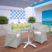 Modway Junction 3 Piece Outdoor Patio Dining Set - Features