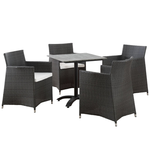 Junction 5 Piece Outdoor Patio Dining Set - alternate angle view