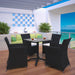 Junction 5 Piece Outdoor Patio Dining Set - Modway \outdoor\dining sets