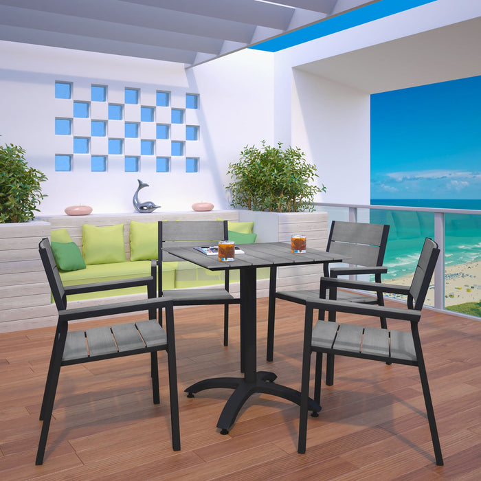 Maine 5 Piece Outdoor Patio Dining Set - Modway \outdoor\dining sets