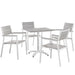 Maine 5 Piece Outdoor Patio Dining Set - view 9