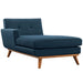 Engage Left-Facing Upholstered Fabric Chaise - Modway \living\sectionals