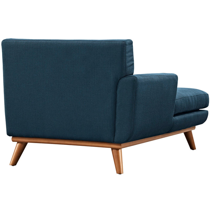 Engage Left-Facing Upholstered Fabric Chaise - detail close-up
