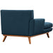 Engage Left-Facing Upholstered Fabric Chaise - detail close-up