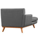Engage Left-Facing Upholstered Fabric Chaise - view 11