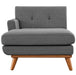 Engage Left-Facing Upholstered Fabric Chaise - view 12