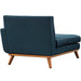 Engage Right-Facing Upholstered Fabric Chaise - detail close-up