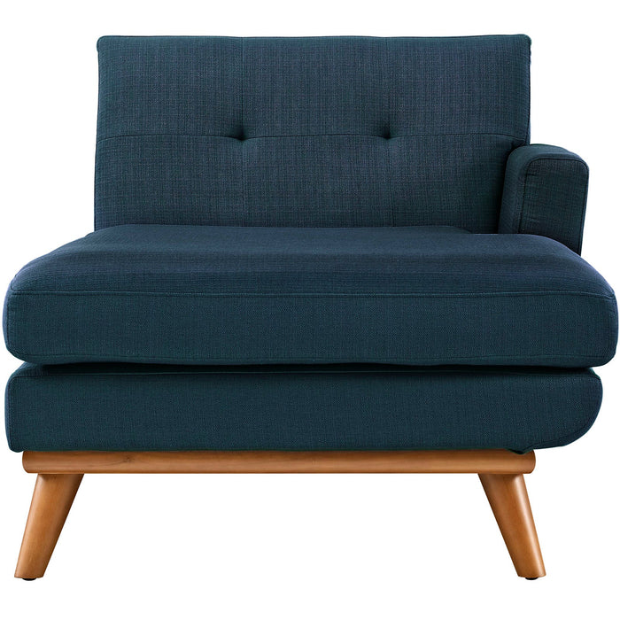 Engage Right-Facing Upholstered Fabric Chaise - in lifestyle setting