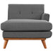 Engage Right-Facing Upholstered Fabric Chaise - view 12